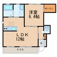 南海本線 和歌山市駅 2階建 築16年の間取図