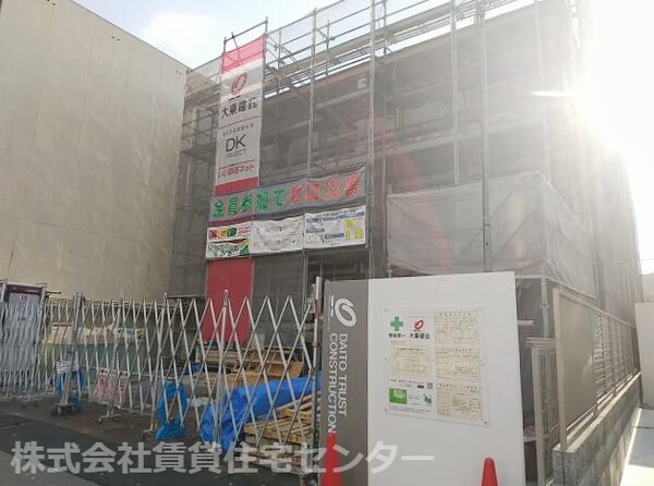 エントランス(建築中)