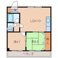 ミナールＯＫＡＤＡの間取図