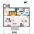 D-room フィットの間取図