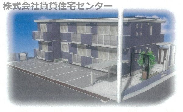 駐車場(建築中)