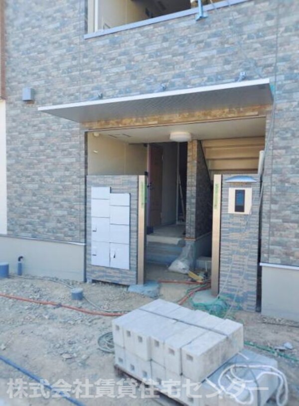 エントランス(建築中)