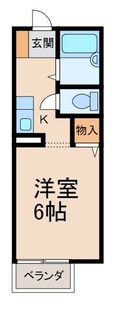 コーポ栄谷の間取図