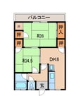 乾マンションの間取図