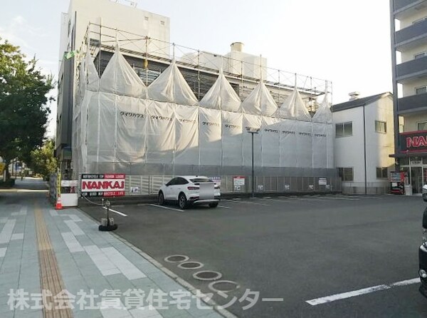 駐車場(建築中)