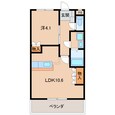 和歌山線 布施屋駅 2階建 築20年の間取図