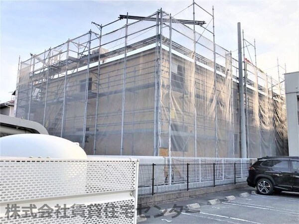 駐車場(建築中)