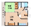 新山荘の間取図