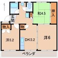太田団地 B棟の間取図