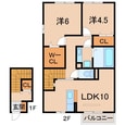 Ｄ-ｒｏｏｍＹＡＭＡＴＯの間取図