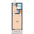 カーサＳＫの間取図