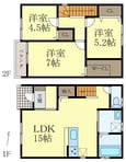 一戸建16586の間取図