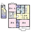ラフィーネ桂の間取図