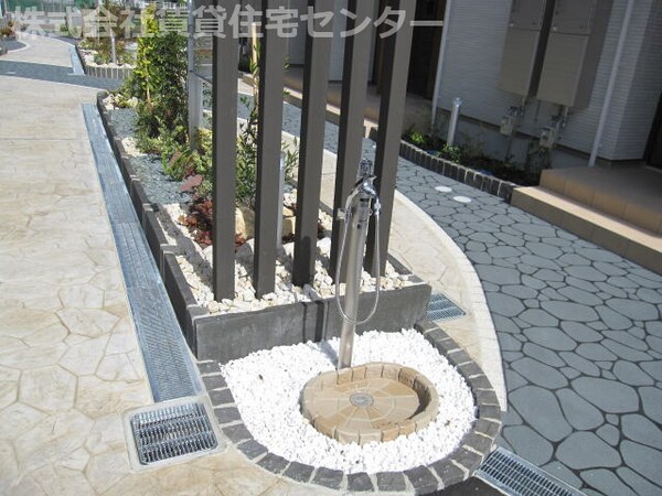 建物設備(ペット専用足洗い場)