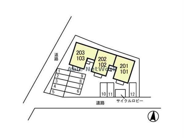 物件外観写真4　(敷地の配置図)