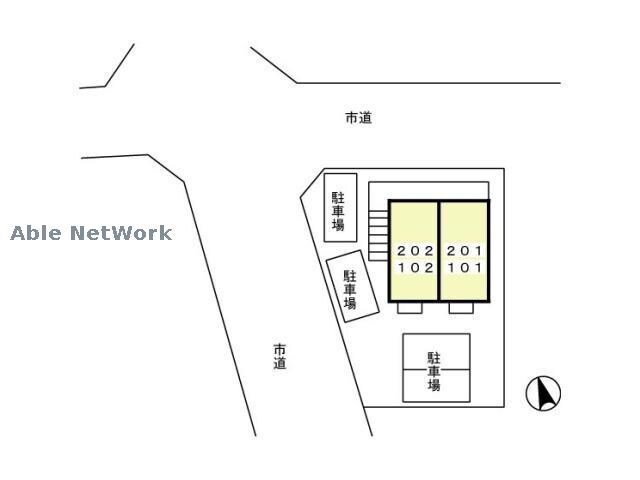 物件外観写真3　(敷地の配置図)