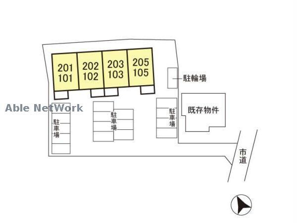 物件外観写真3　(敷地の配置図)
