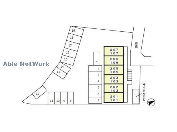 物件外観写真5　(敷地の配置図)