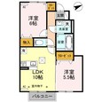 プレシャス藤岡　Ｂ棟の間取図