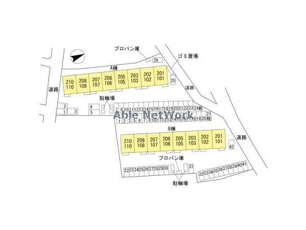周辺環境(駐車場配置図)