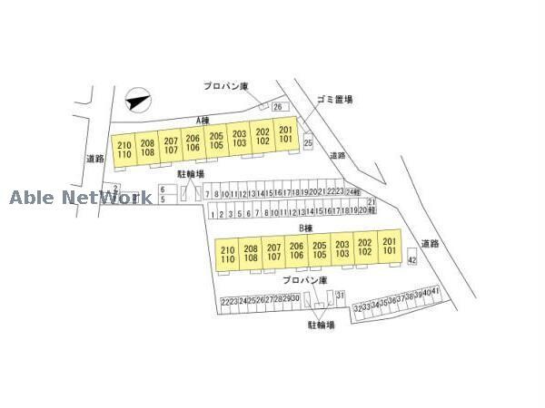 物件内観写真25　(敷地内配置図)