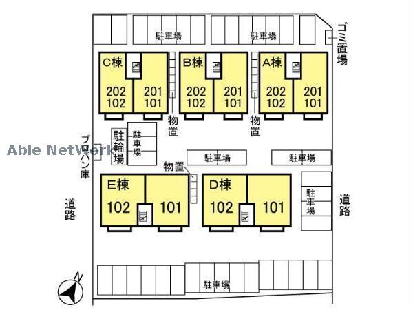 物件外観写真2　(敷地の配置図)