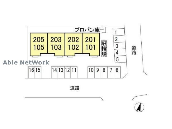 物件外観写真3　(敷地の配置図)