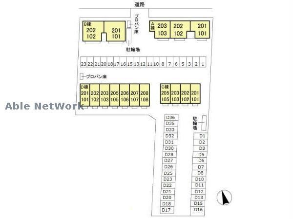 物件外観写真6　(敷地の配置図)