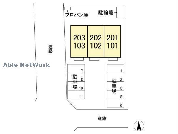 物件外観写真2　(敷地の配置図)