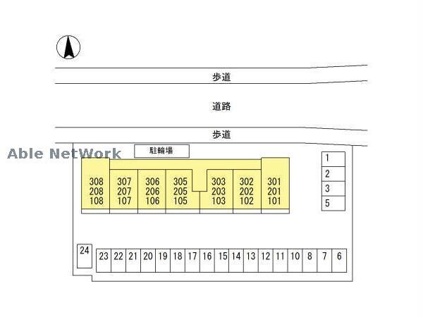 物件外観写真2　(敷地の配置図)