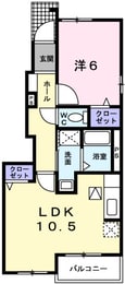エアリー枝川の間取図