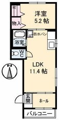 シャーメゾン上町の間取図