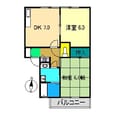 エステート六泉寺 B棟の間取図