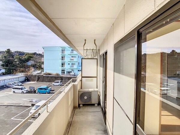 バルコニー(2025年1月撮影)