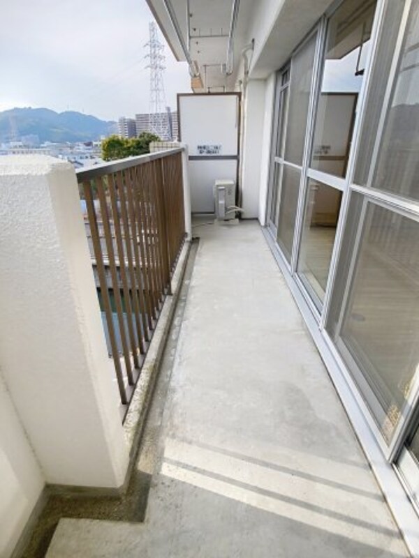 バルコニー(2025年1月撮影)