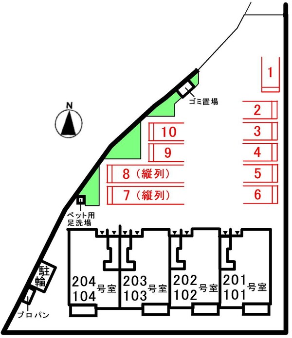 駐車場(駐車場)