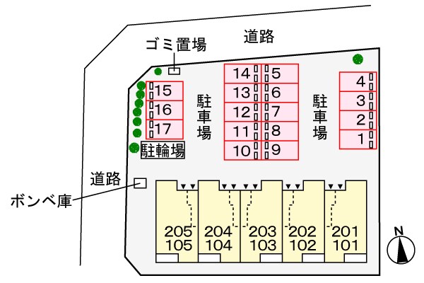 駐車場(駐車場)