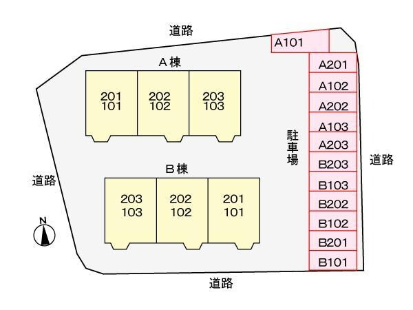 駐車場(配置図)