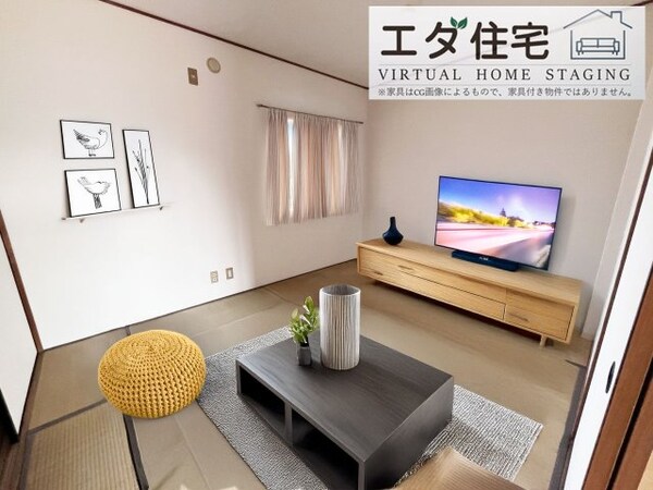 和室(和室の家具配置イメージです)
