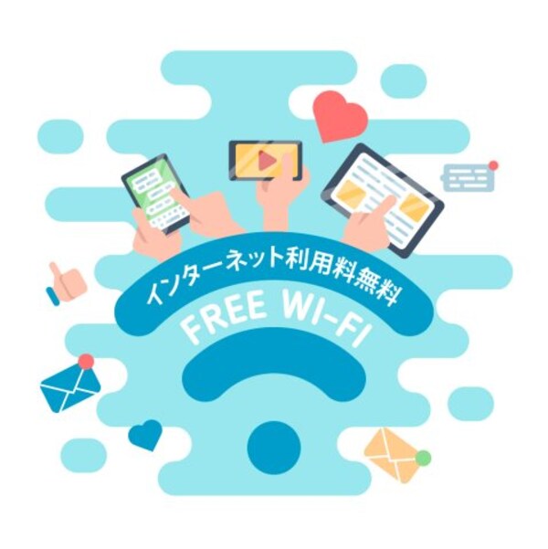 建物設備(無料Wi-Fi使えます)