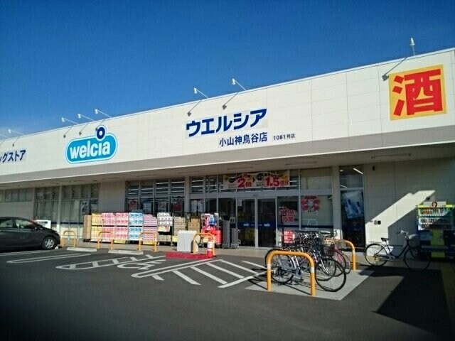 物件外観写真4　(ウエルシア小山神鳥谷店まで1300m)