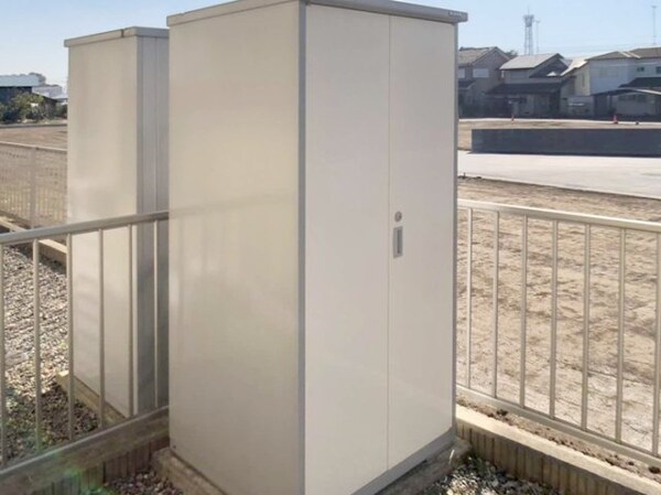 庭(専用庭に外部物置・駐輪もできます)