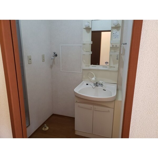 洗面・脱衣所(ゆったりとスペースのある洗面所)