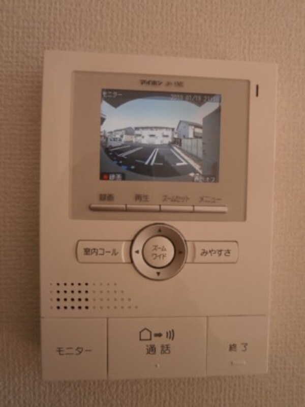 録画機能付きカラーモニターインターホン