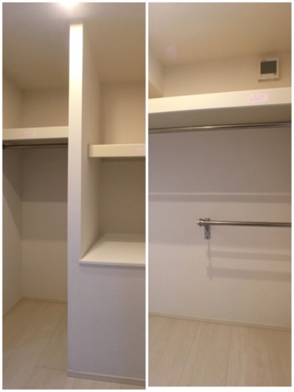 洋室(北洋室：左右に収納・ウォークインクローゼット)