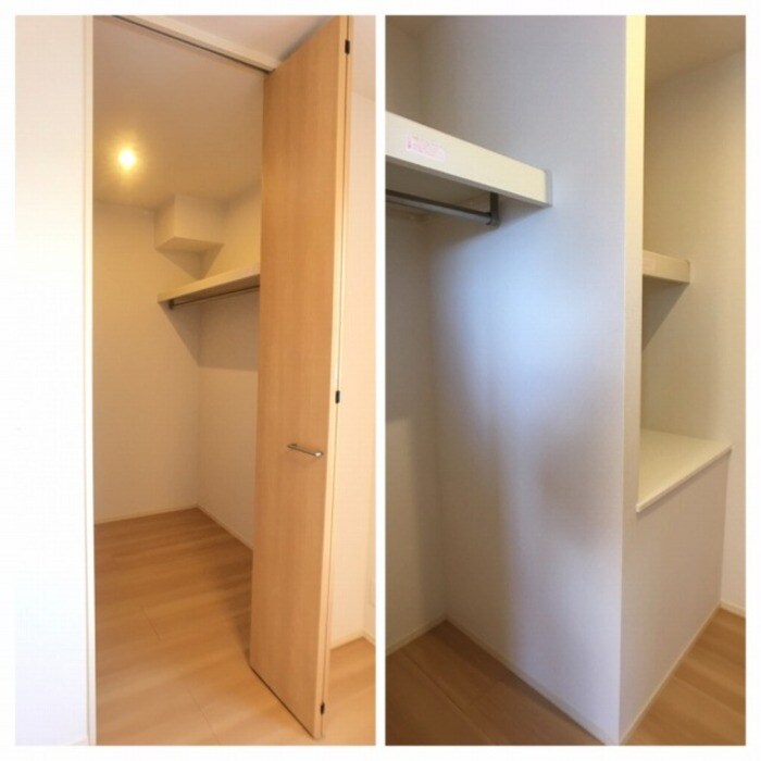 物件内観写真12　(洋室・ウォークインクローゼット内部(換気扇付き）)