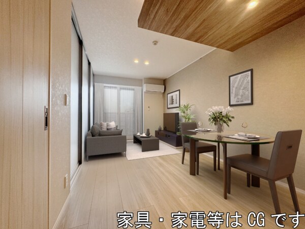 居室(LDK（※家具・家電等はCGです）)