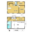 今泉ガレージ付き戸建ての間取図