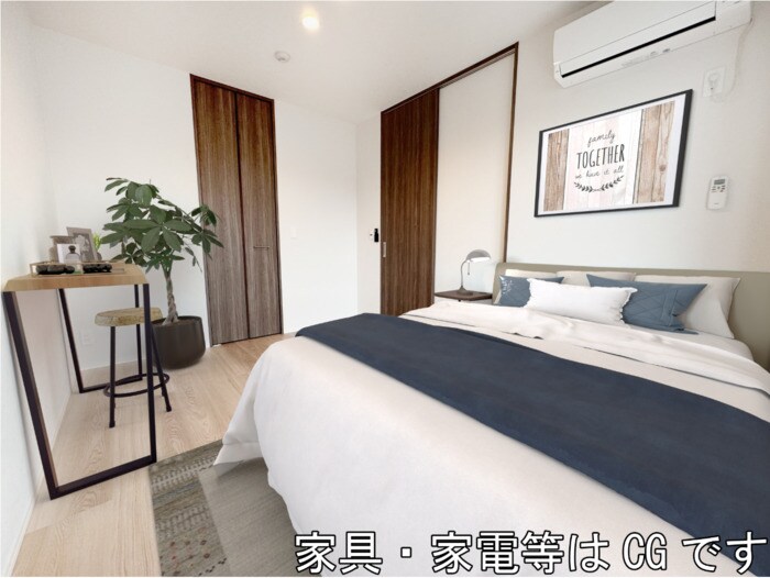 物件内観写真14　(洋室（※家具・家電等はCGです）)