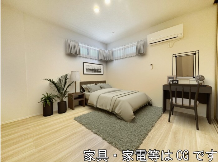 物件内観写真12　(洋室（※家具・家電等はCGです）)